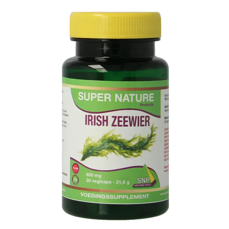SNP Irish zeewier 600 mg puur 900mcg jodium 30 Vegetarische capsules