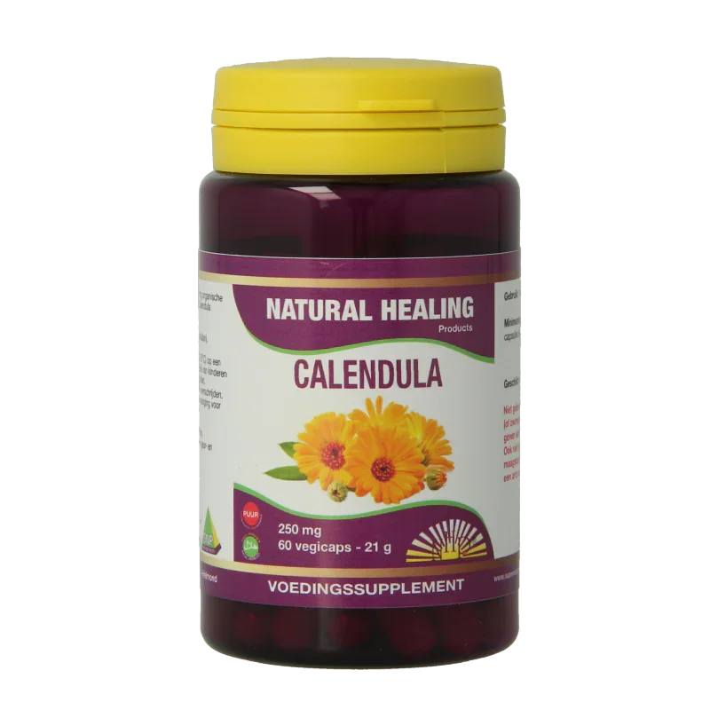 NHP Calendula 250mg puur 60 Vegetarische capsules