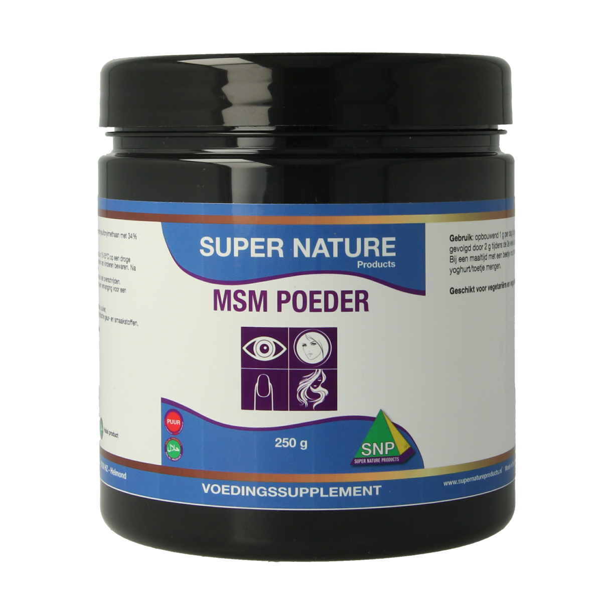 SNP MSM zwavel poeder 250.00 Gram