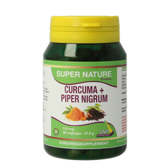 SNP Curcuma & piper nigrum 510mg puur 60.00 Vegetarische capsules