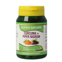 SNP Curcuma & piper nigrum 510mg puur 60 Vegetarische capsules