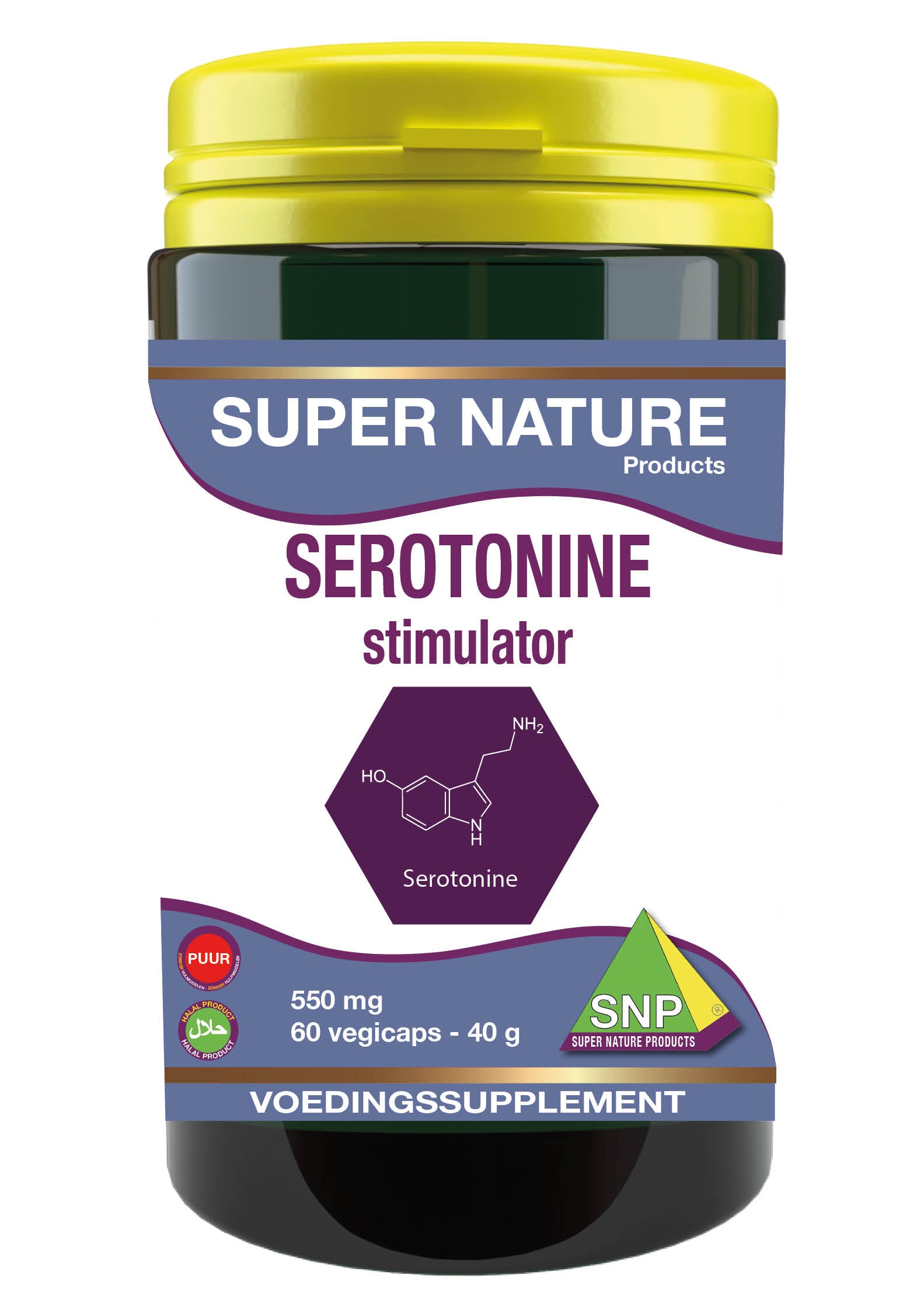 SNP Serotonine stimulator puur 60 Vegetarische capsules