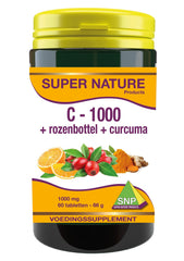 SNP Vitamine C + rozenbottel + curcuma 1000mg 60.00 Tabletten