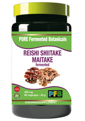 SNP Reishi shiitake maitake fermented 300mg puur 60.00 Vegetarische capsules