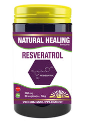 NHP Resveratrol 500mg puur 30.00 Vegetarische capsules