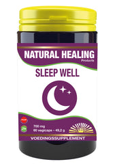 NHP Sleep well 700mg puur 60.00 Vegetarische capsules