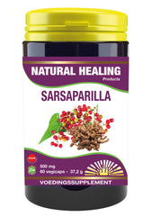 NHP Sarsaparilla 500mg puur 60.00 Vegetarische capsules