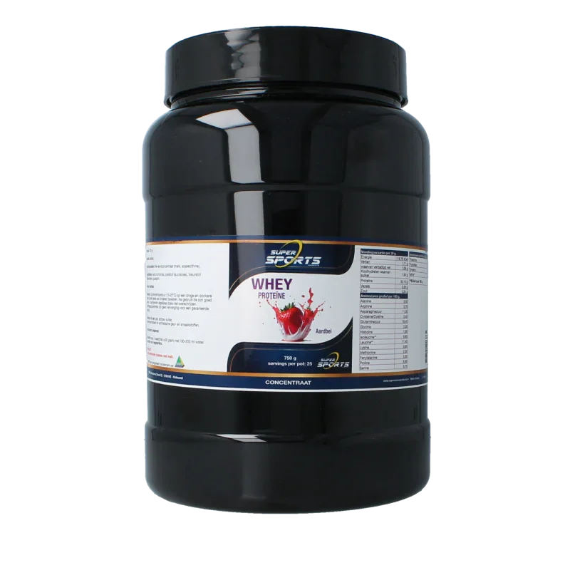 Nutritex Whey proteine aardbei 750 Gram