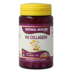 NHP Vis collageen 400mg puur 60.00 Vegetarische capsules