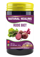 NHP Rode biet puur 60 Vegetarische capsules