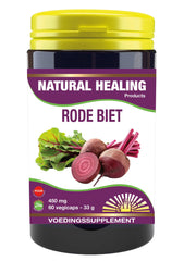 NHP Rode biet puur 60 Vegetarische capsules