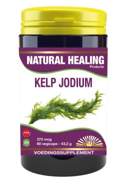NHP Kelp jodium 375mcg 60 Vegetarische capsules
