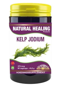 NHP Kelp jodium 375mcg 60 Vegetarische capsules