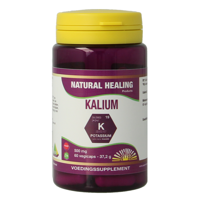 NHP Kalium 500mg 60 Vegetarische capsules