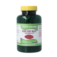 SNP Rode gist rijst monacoline K-vrij 180 Vegetarische capsules