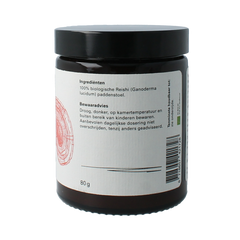 Van Toen Reishi poeder bio 80 Gram