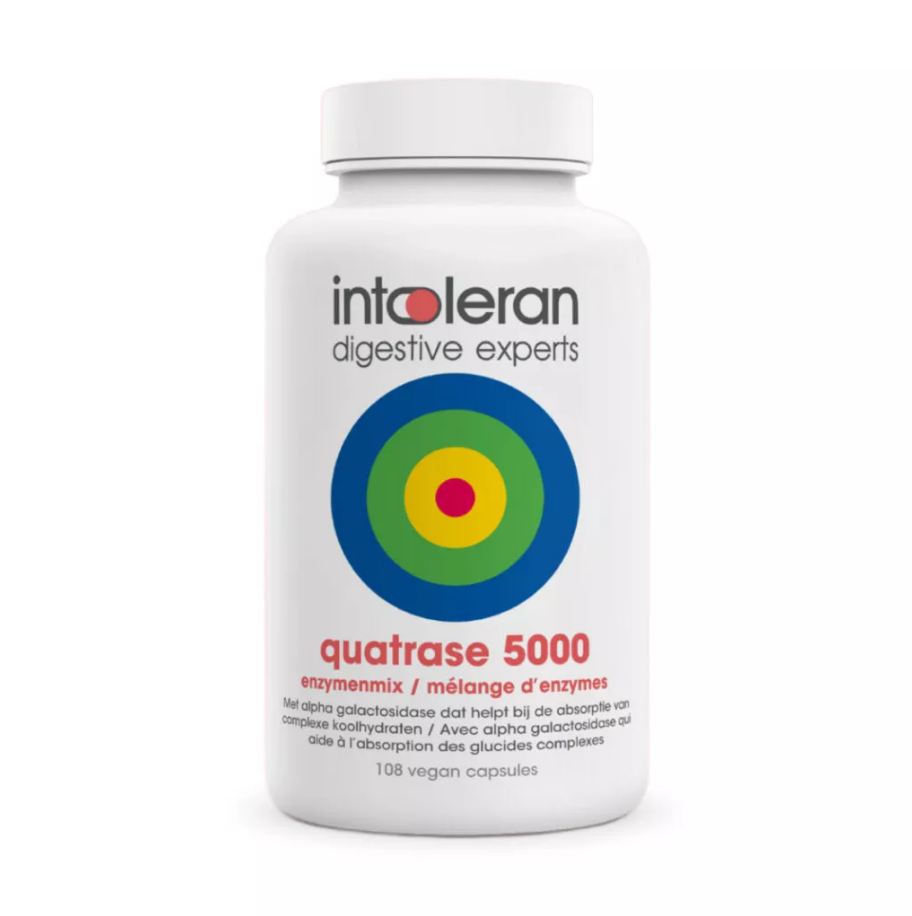 Intoleran Quatrase 5.000 108 Vegetarische capsules