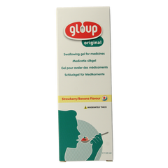 Gloup Original medicatie inname gel aardbei banaan 150 Milliliter