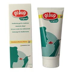 Gloup Original medicatie inname gel aardbei banaan 150 Milliliter