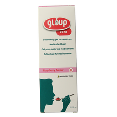 Gloup Zero medicatie inname gel framboos 150 Milliliter