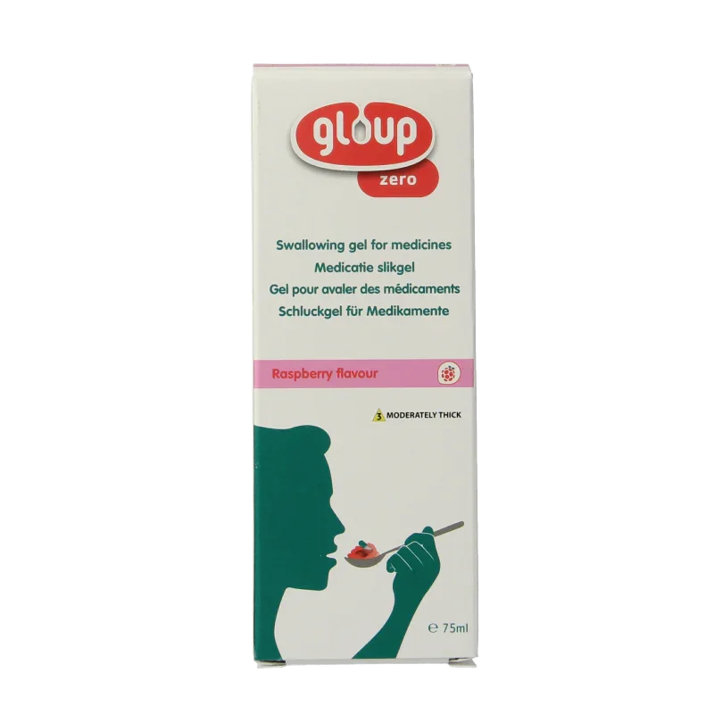 Gloup Zero medicatie inname gel framboos 75 Milliliter
