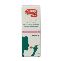 Gloup Zero medicatie inname gel framboos 75 Milliliter