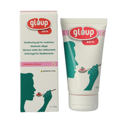 Gloup Zero medicatie inname gel framboos 75 Milliliter