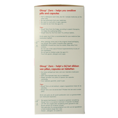 Gloup Zero medicatie inname gel framboos 500 Milliliter