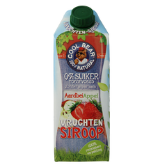 Cool Bear Siroop aardbei-appel 750 Milliliter