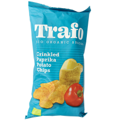 Trafo Ribbelchips paprika bio 125.00 Gram