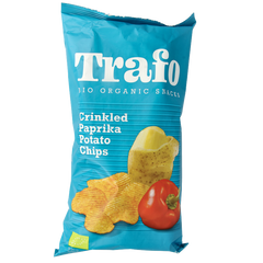 Trafo Ribbelchips paprika bio 125.00 Gram
