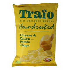 Trafo Chips handcooked kaas & ui bio 125 Gram