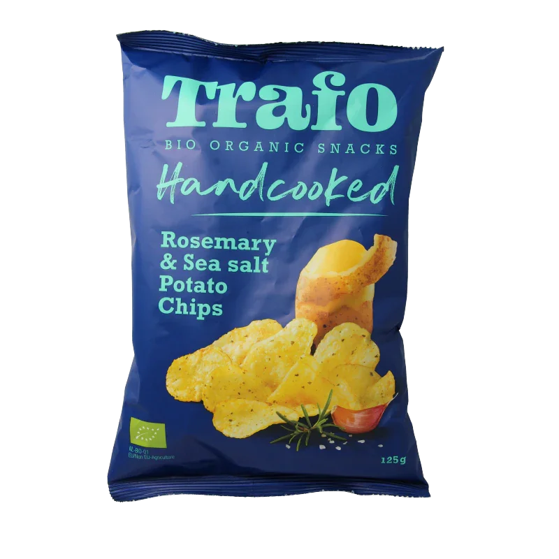 Trafo Chips handcooked rozemarijn himalaya zout bio 125 Gram