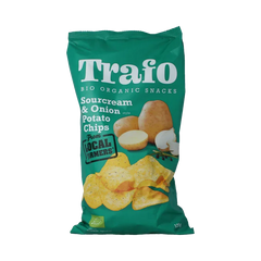 Trafo Chips sour cream & onion bio 125 Gram