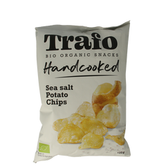 Trafo Chips handcooked zeezout bio 125.00 Gram
