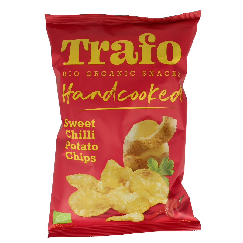Trafo Chips handcooked sweet chili bio 125 Gram