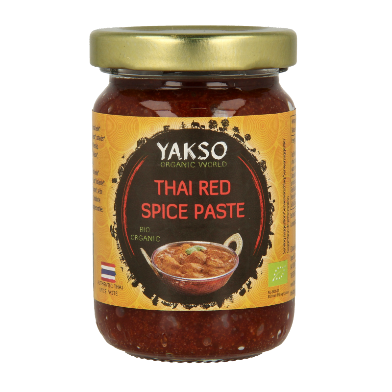 Yakso Thai red curry paste (bumbu bali) bio 100 Gram