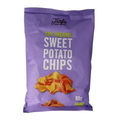 Trafo Chips zoete aardappel bio 80 Gram