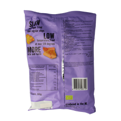 Trafo Chips zoete aardappel bio 80 Gram
