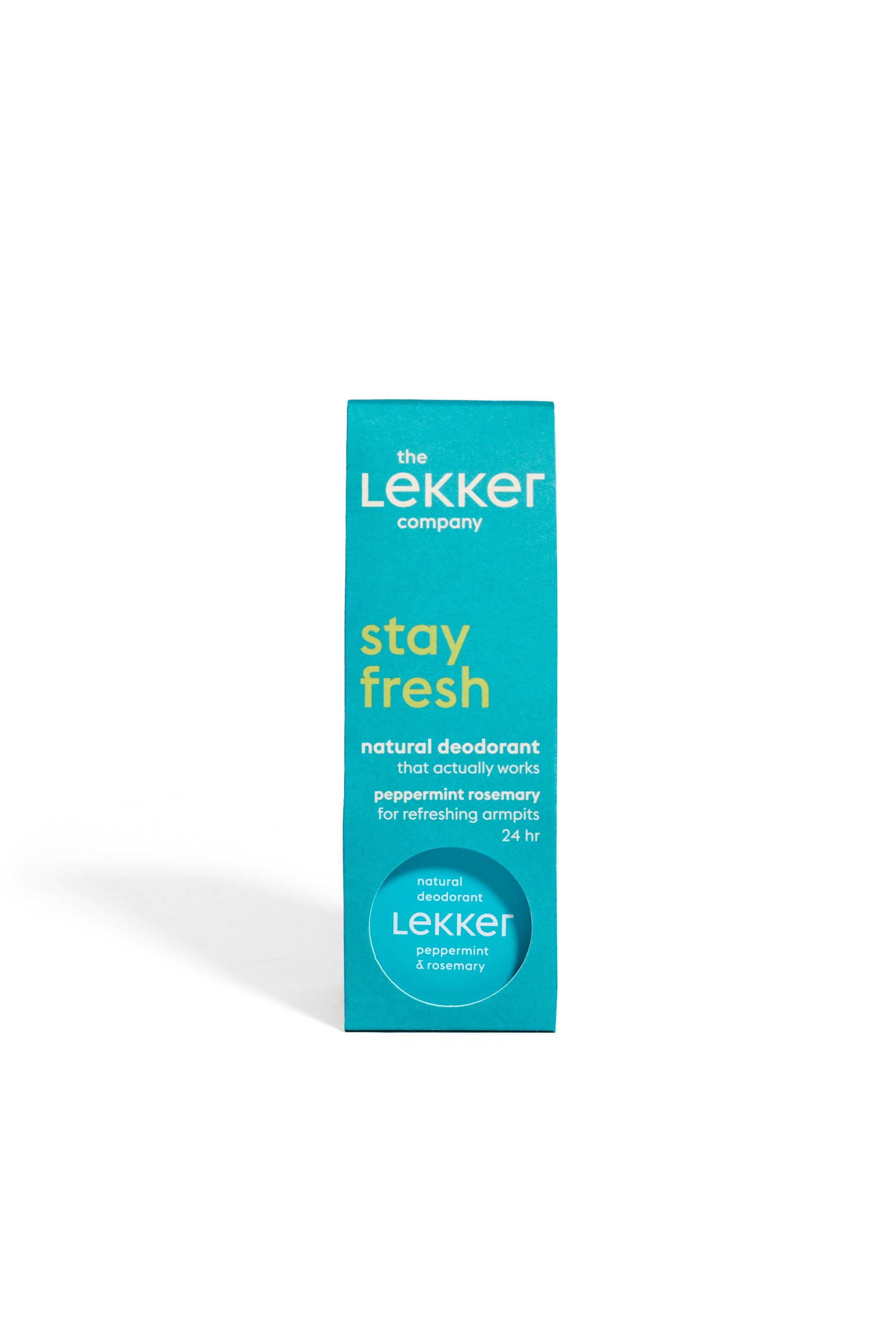 Lekker Company Deodorant pepermunt & rozemarijn 30.00 Gram