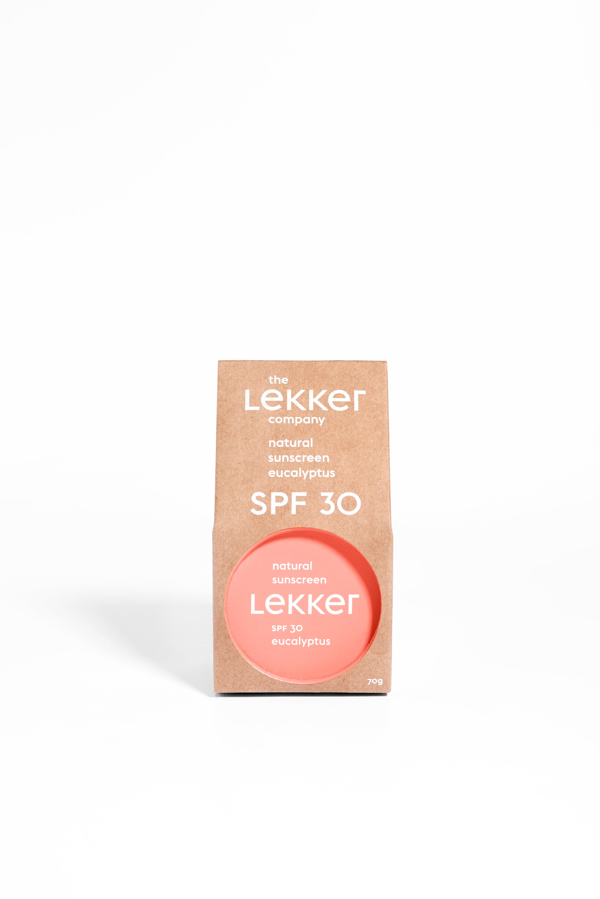 Lekker Company Natuurlijke sunscreen SPF30 60 Gram