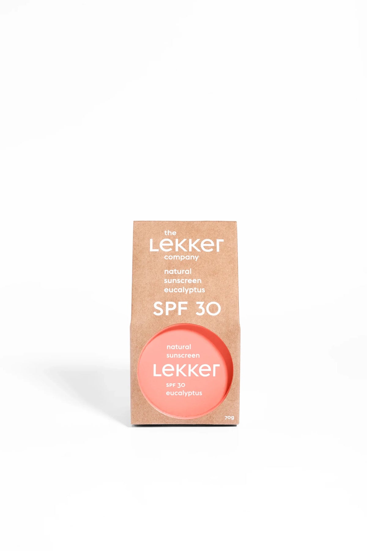 Lekker Company Natuurlijke sunscreen SPF30 60 Gram