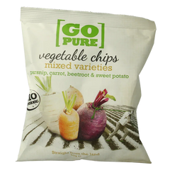 Go Pure Chips groente bio 40 Gram