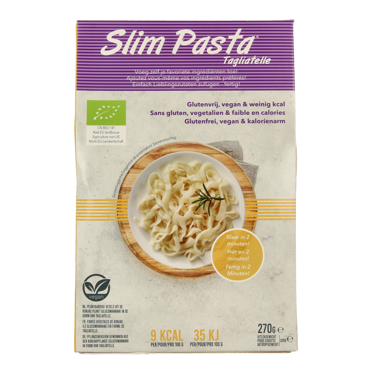 Slim Pasta tagliatelle bio 270.00 Gram