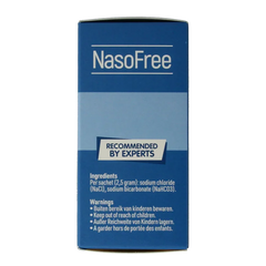 Dos Medical NasoFree nasaal saline spoelzout 2.5 gram 30 Stuks