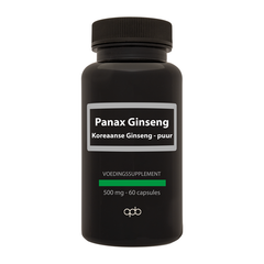 APB Holland Panax Ginseng extract puur forte 500mg 60.00 Vegetarische capsules