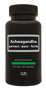 APB Holland Ashwagandha extract puur forte 575mg 60 Vegetarische capsules