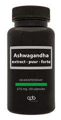APB Holland Ashwagandha extract puur forte 575mg 60 Vegetarische capsules