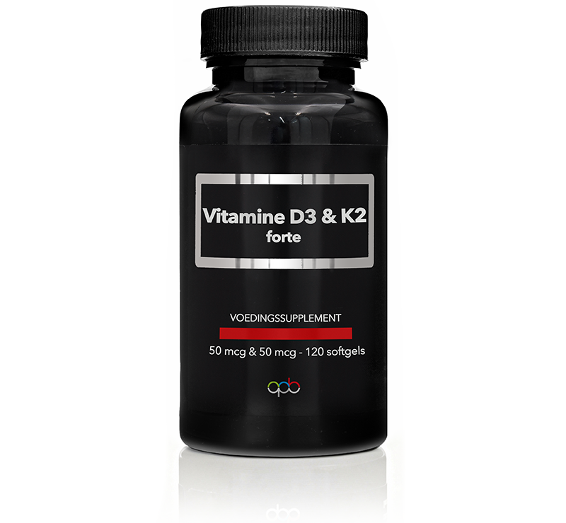 APB Holland Vitamine D3 50mcg & K2 50mcg forte 120 Softgels
