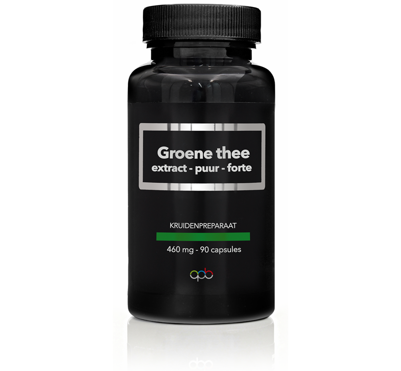 APB Holland Groene thee extract puur forte 460mg 90 Vegetarische capsules